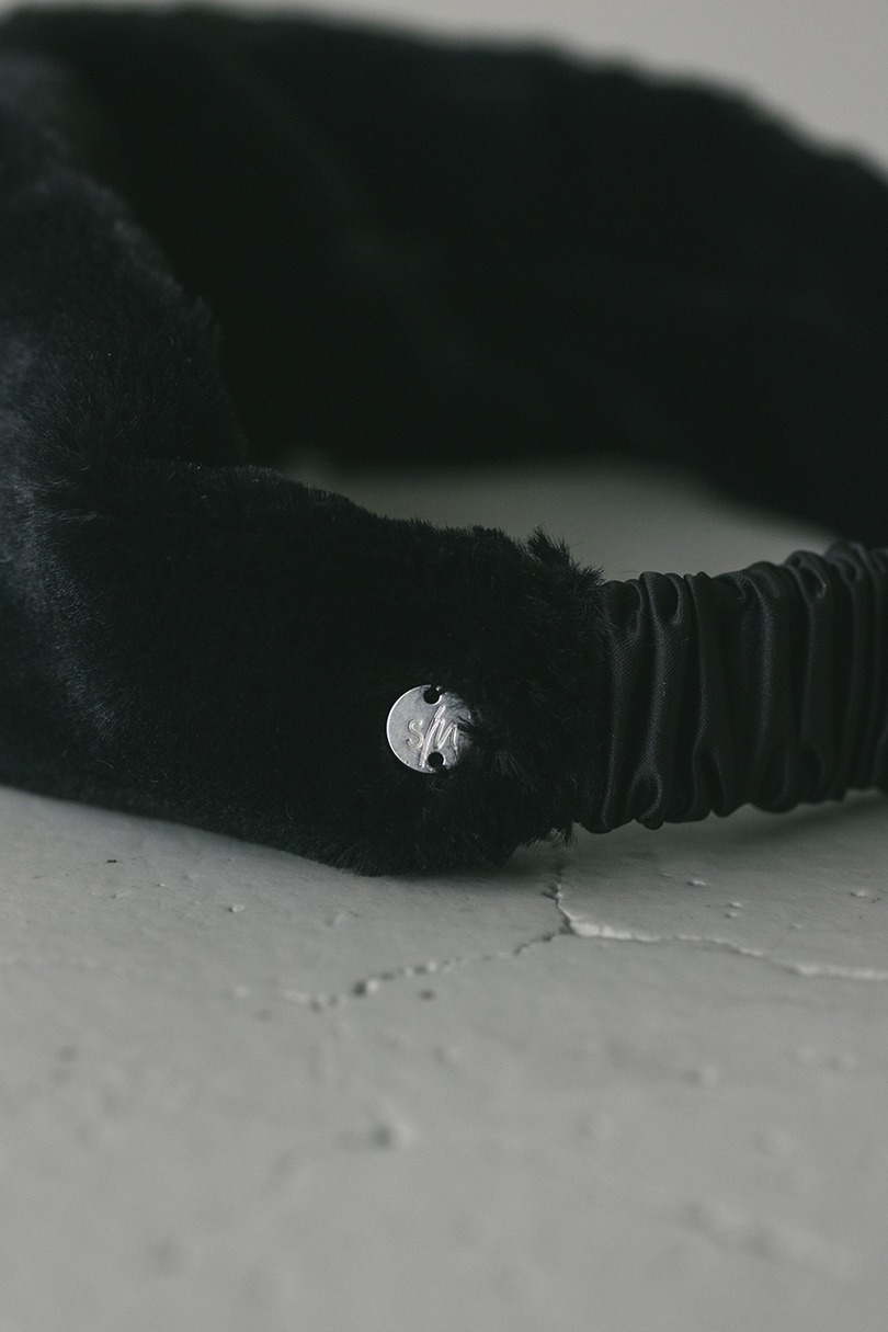 エコファーヘアバンド 詳細画像 BLK 5