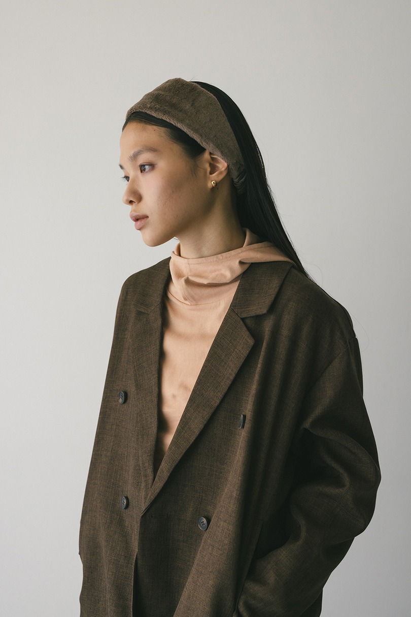 エコファーヘアバンド 詳細画像 L/BRN 3