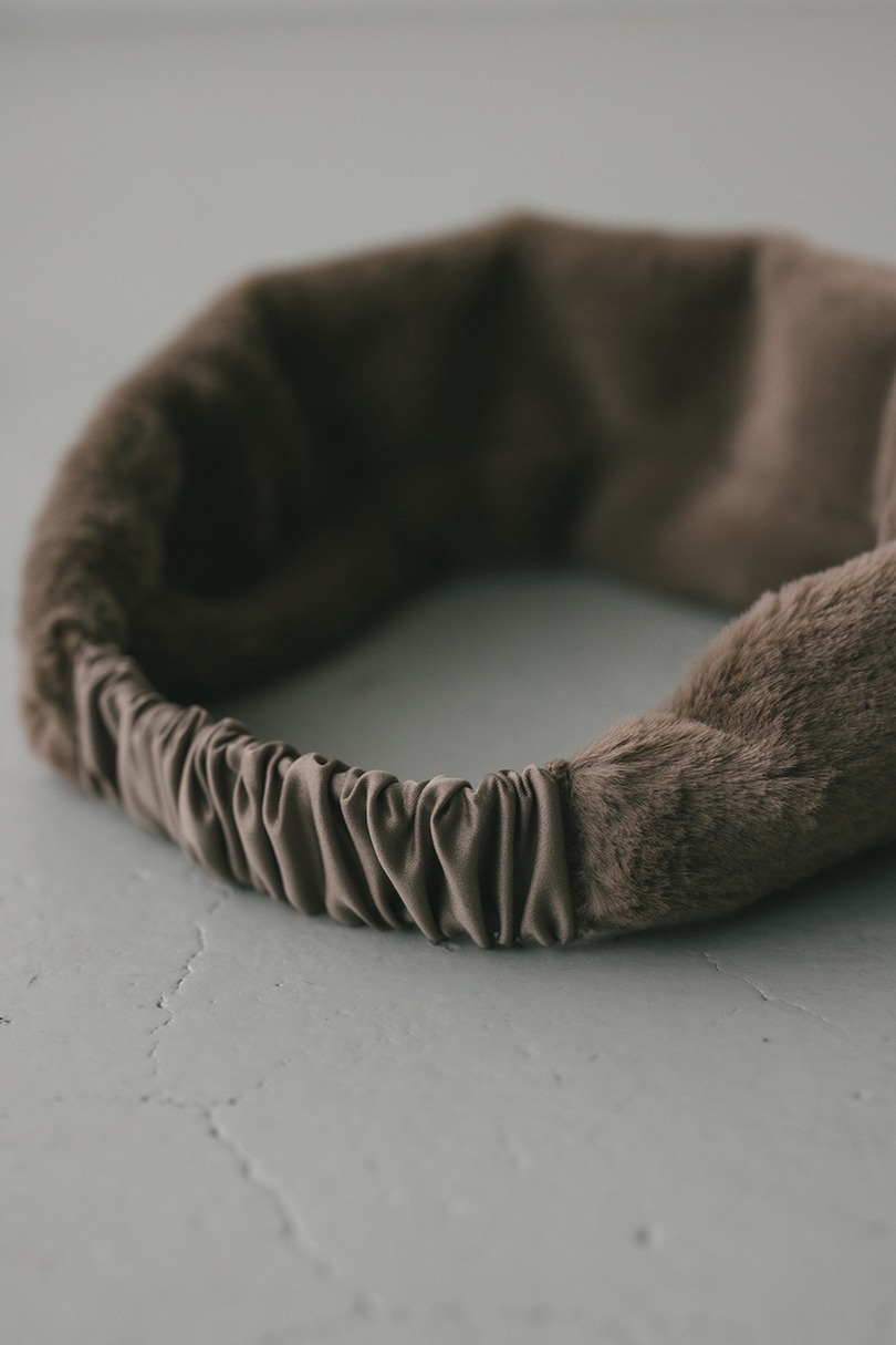 エコファーヘアバンド 詳細画像 L/BRN 6