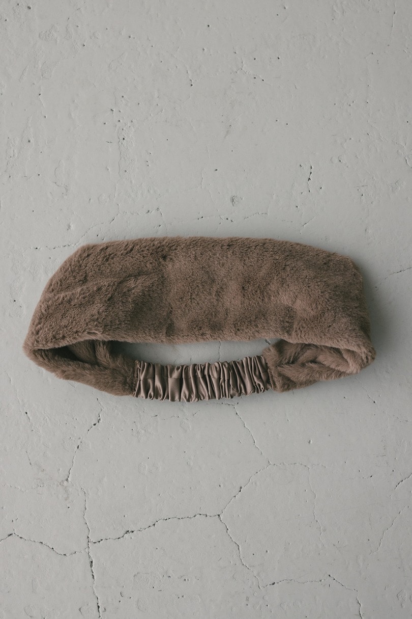 エコファーヘアバンド 詳細画像 L/BRN 7