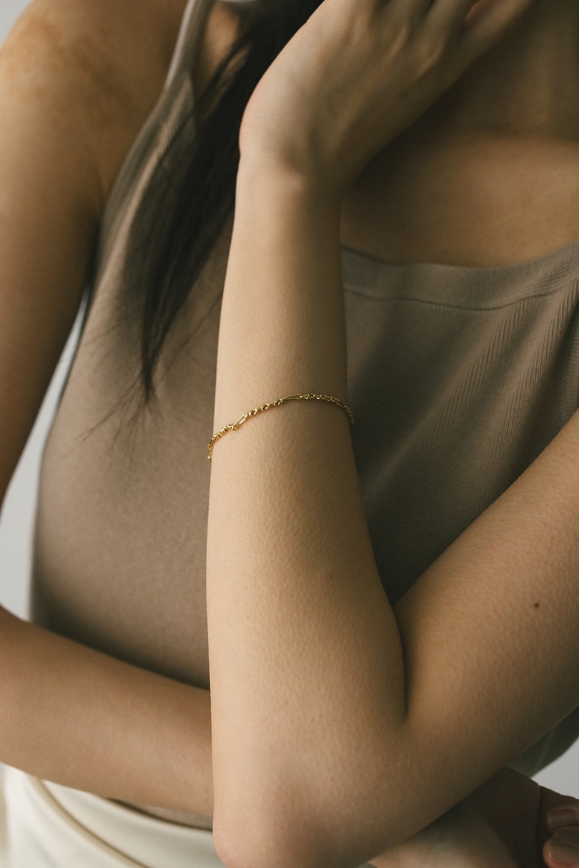 ミックスチェーンブレスレット 詳細画像 GLD 2