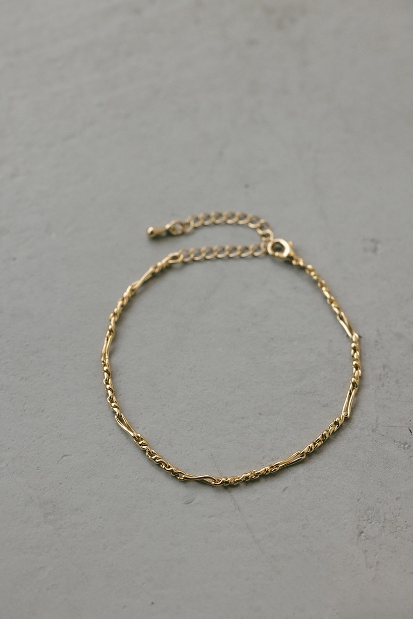 ミックスチェーンブレスレット 詳細画像 GLD 4