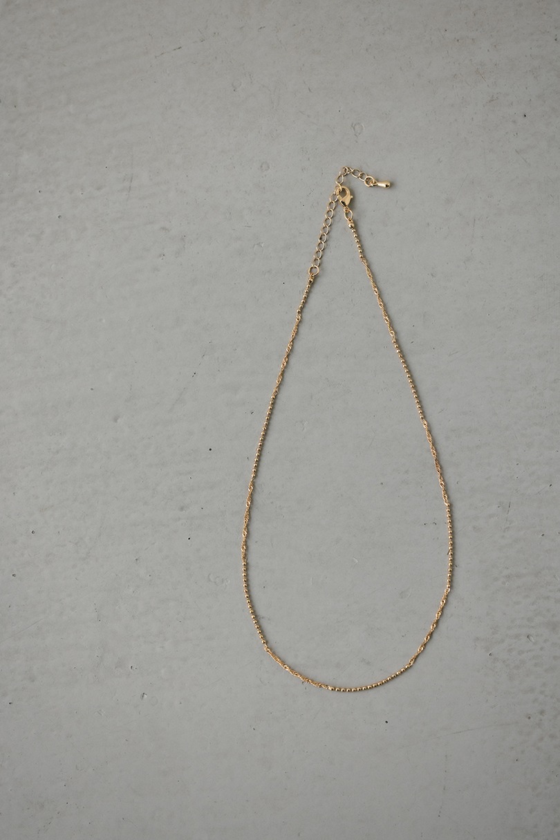 グレインチェーンネックレス 詳細画像 GLD 3