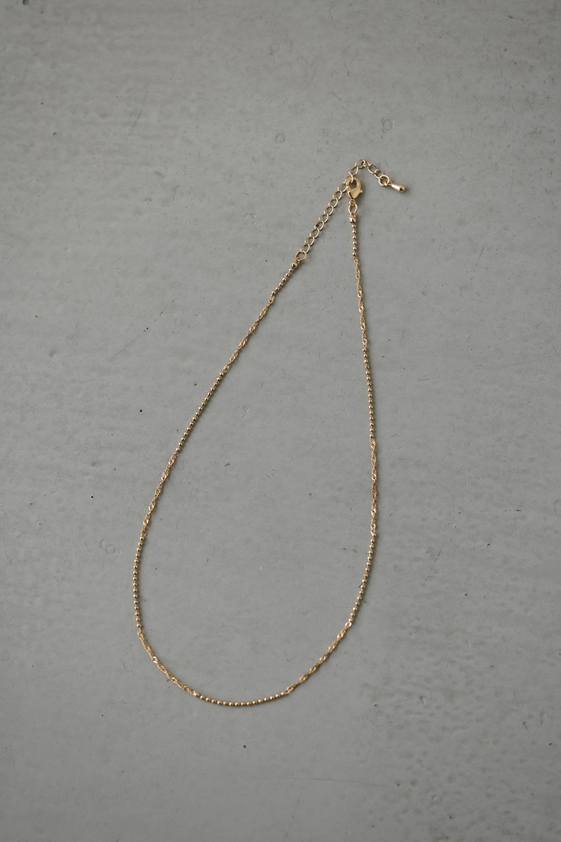グレインチェーンネックレス 詳細画像 GLD 4