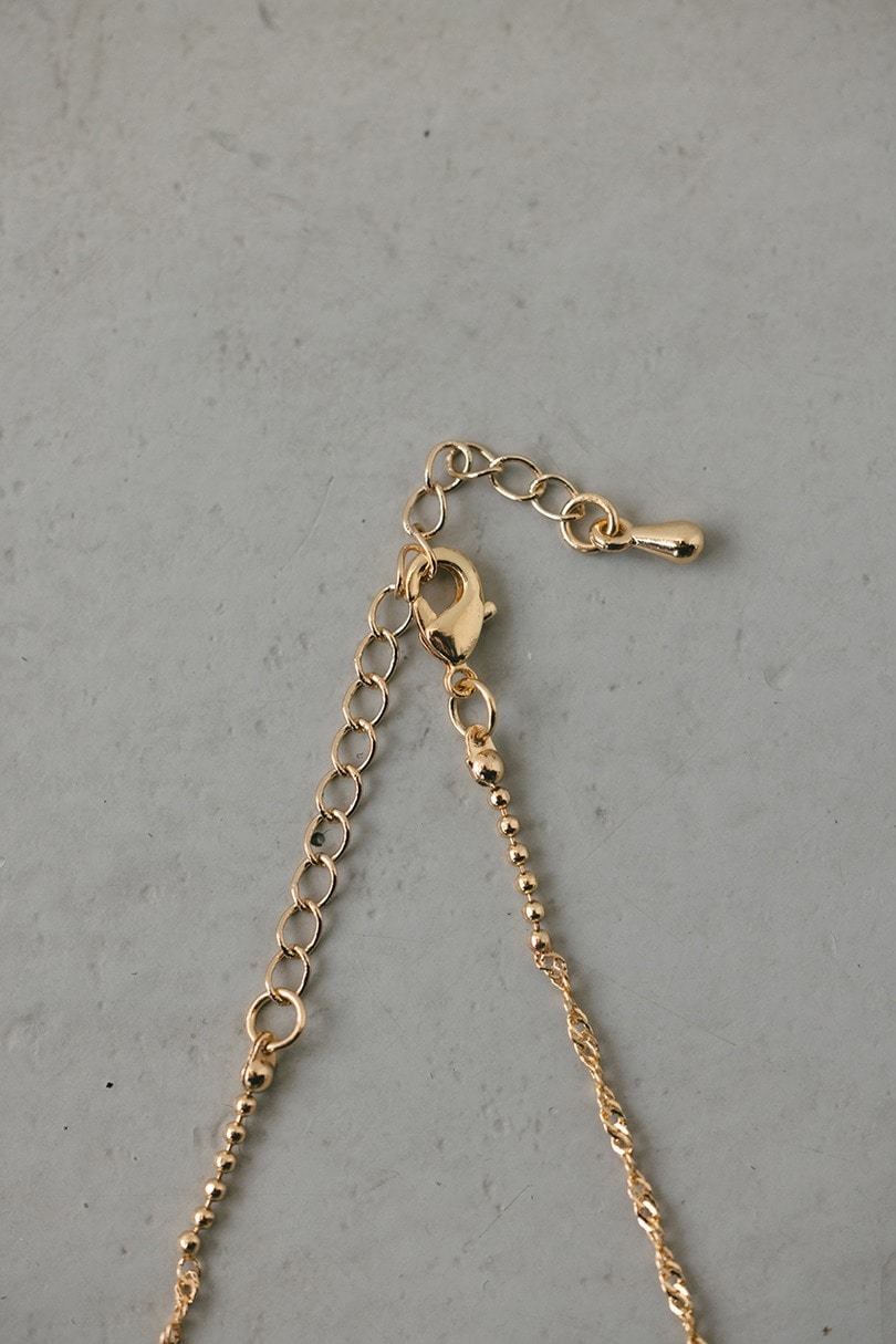 グレインチェーンネックレス 詳細画像 GLD 9
