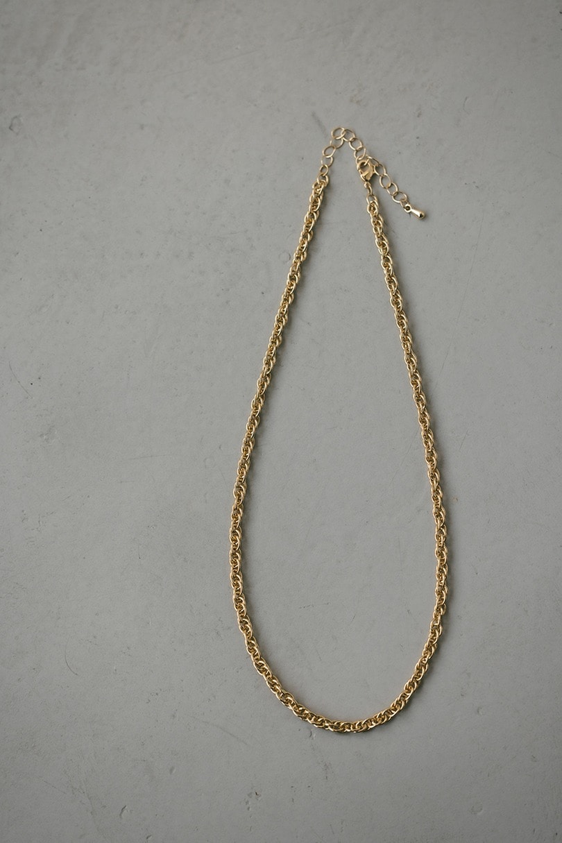 ツイストチェーンネックレス 詳細画像 GLD 3