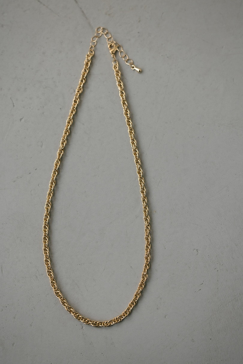 ツイストチェーンネックレス 詳細画像 GLD 4