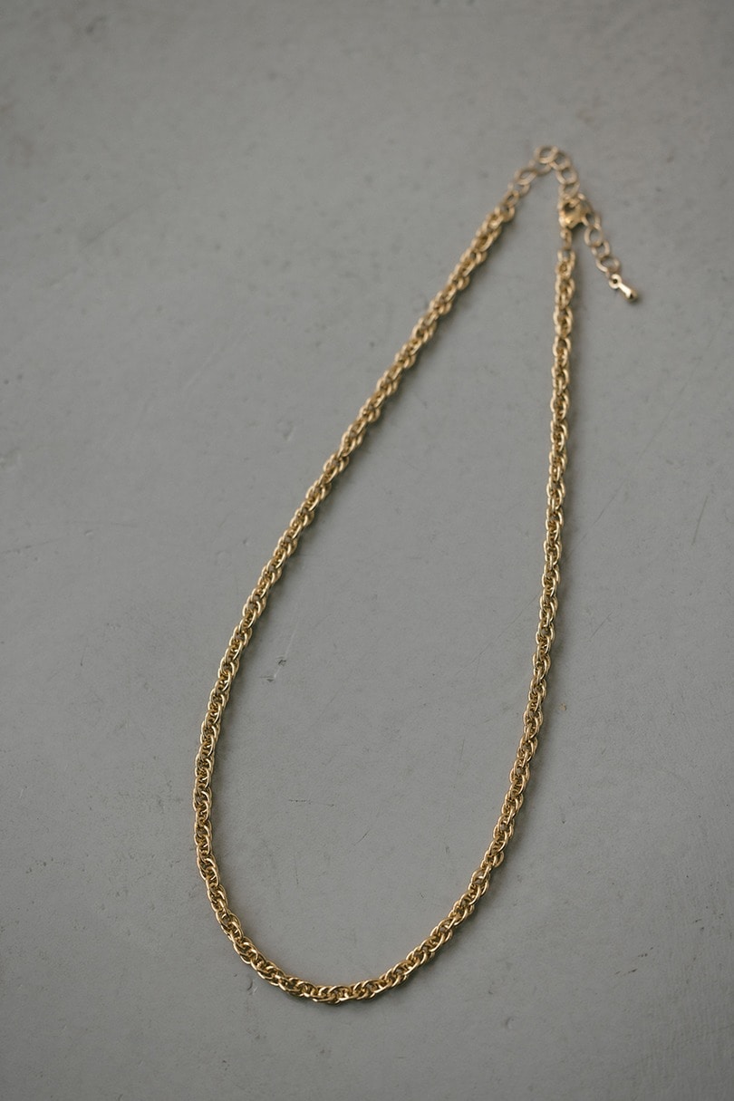 ツイストチェーンネックレス 詳細画像 GLD 5