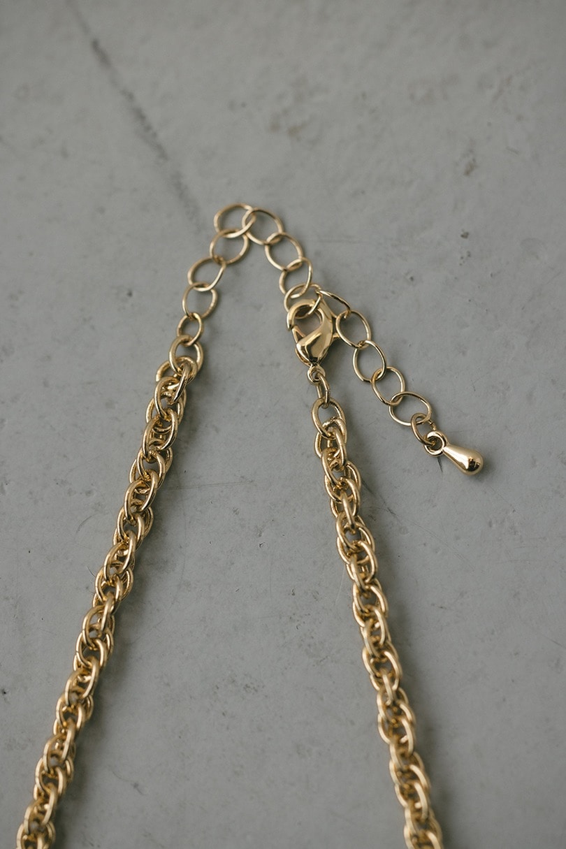 ツイストチェーンネックレス 詳細画像 GLD 8