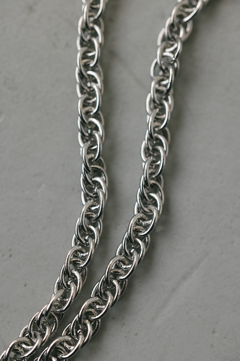 ツイストチェーンネックレス 詳細画像 SLV 8
