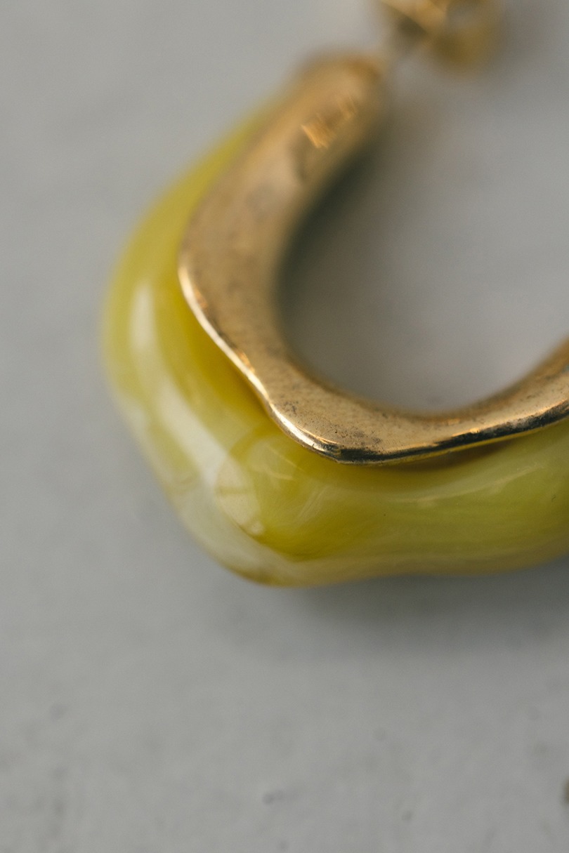 マーブルハーフピアス 詳細画像 GLD 10