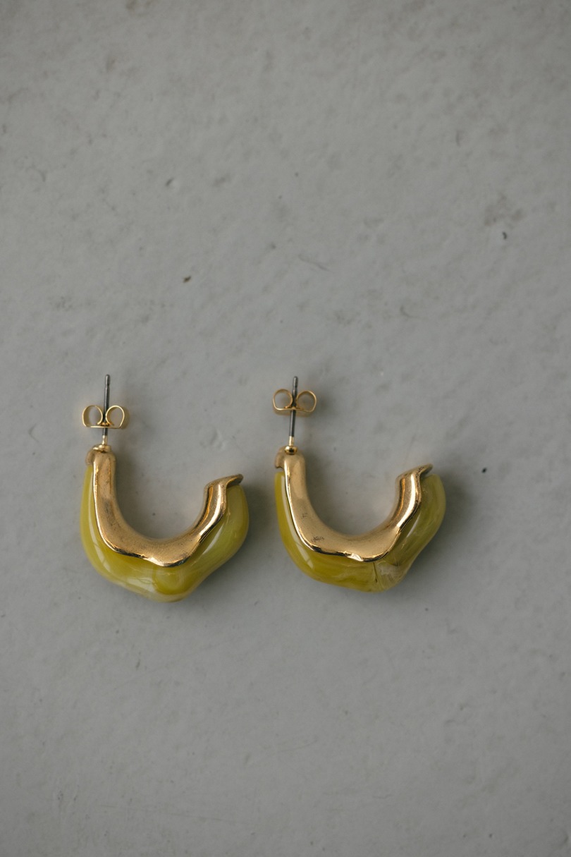 マーブルハーフピアス 詳細画像 GLD 3