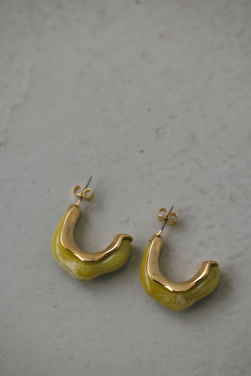 マーブルハーフピアス 詳細画像 GLD 4