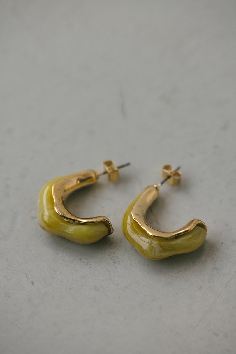 マーブルハーフピアス 詳細画像 GLD 6