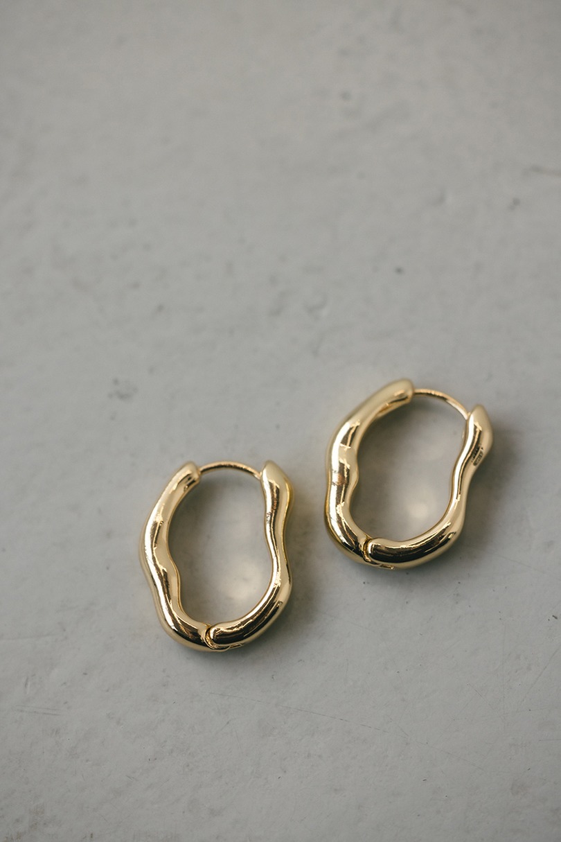 ウェーブラインフープピアス 詳細画像 GLD 6