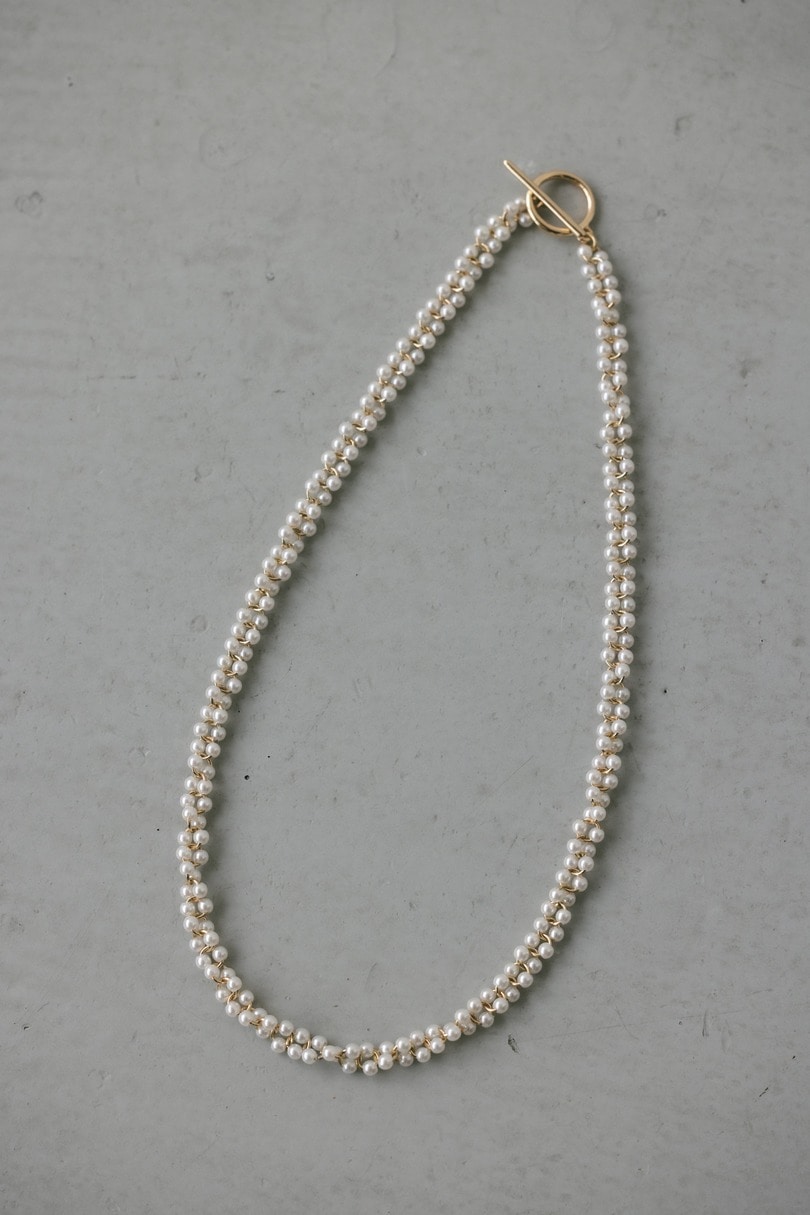 パールチェーンネックレス 詳細画像 GLD 3