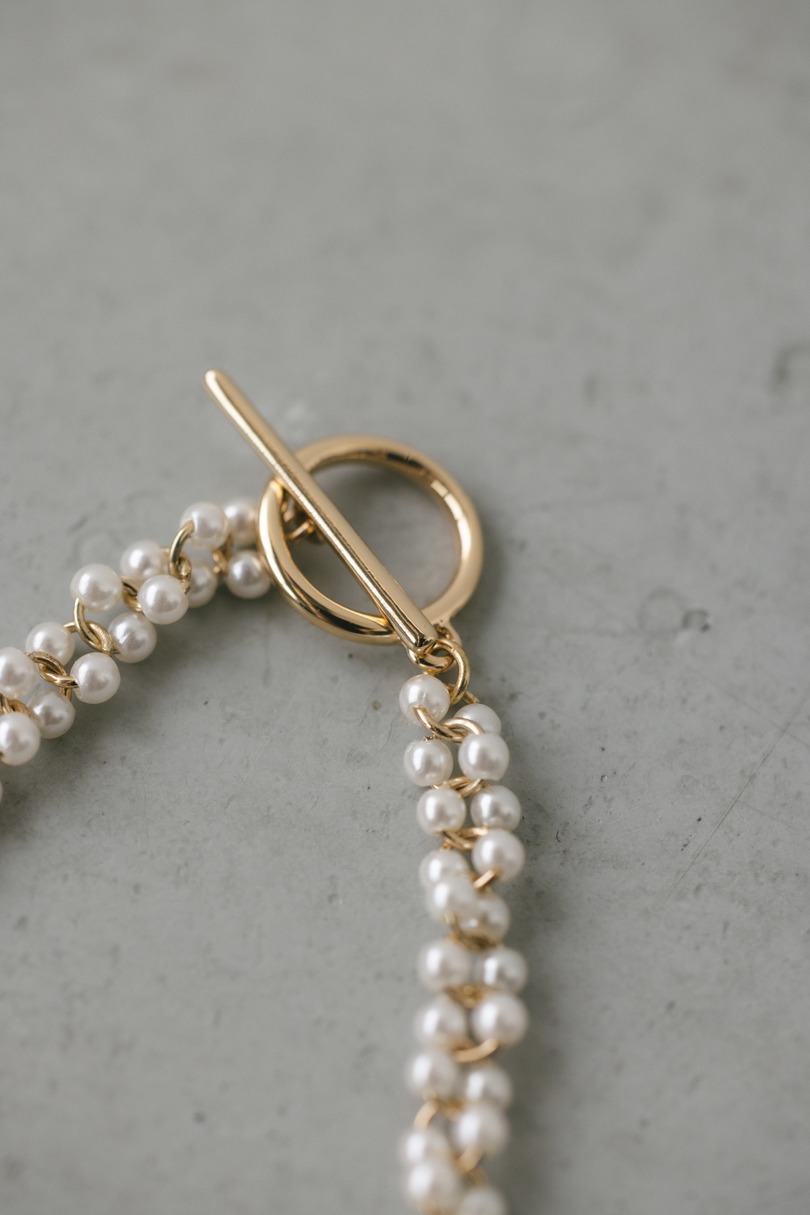 パールチェーンネックレス 詳細画像 GLD 7