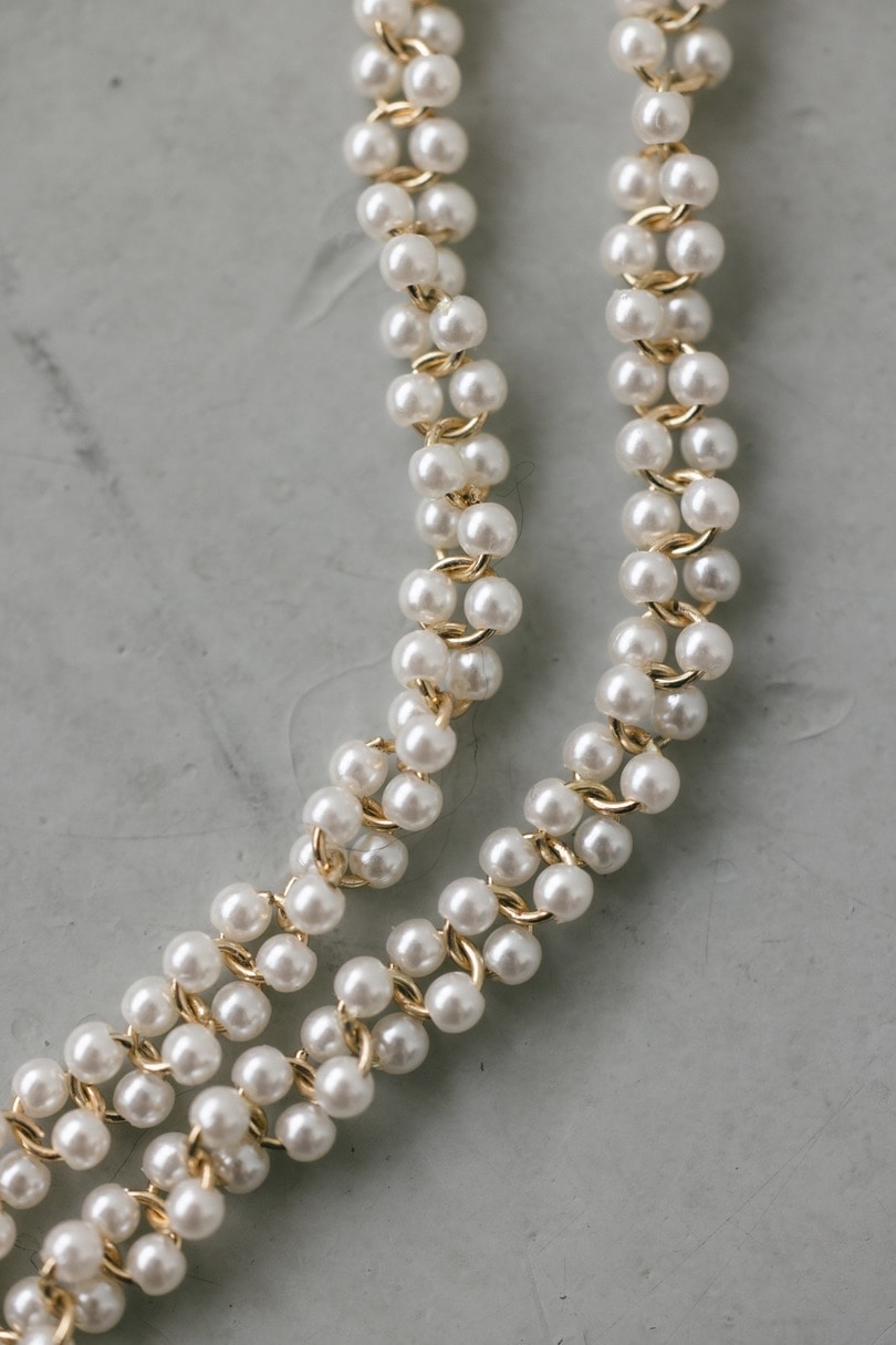 パールチェーンネックレス 詳細画像 GLD 8