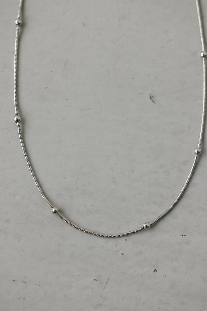 スネイクボールネックレス 詳細画像 SLV 2