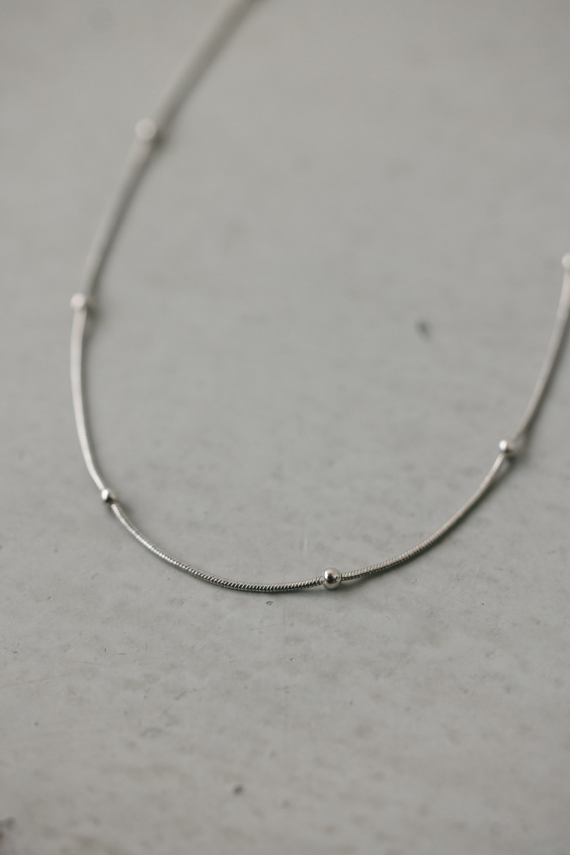 スネイクボールネックレス 詳細画像 SLV 3