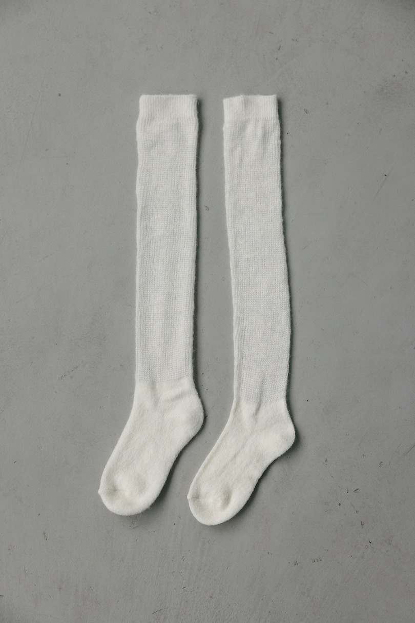 ソフトリブハイソックス 詳細画像 WHT 3