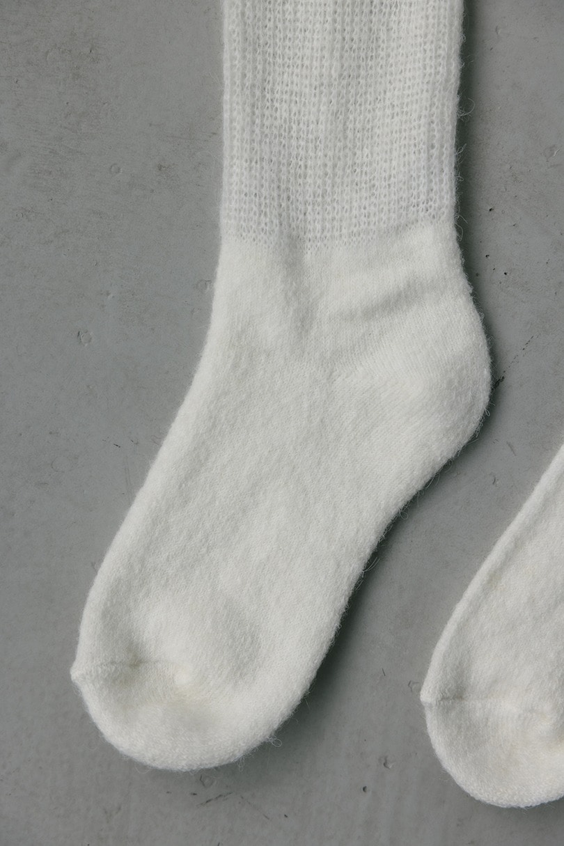 ソフトリブハイソックス 詳細画像 WHT 5