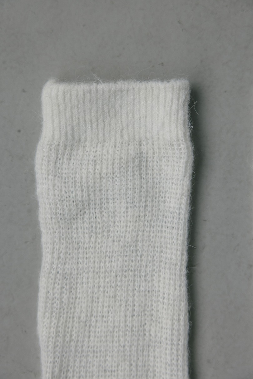 ソフトリブハイソックス 詳細画像 WHT 6