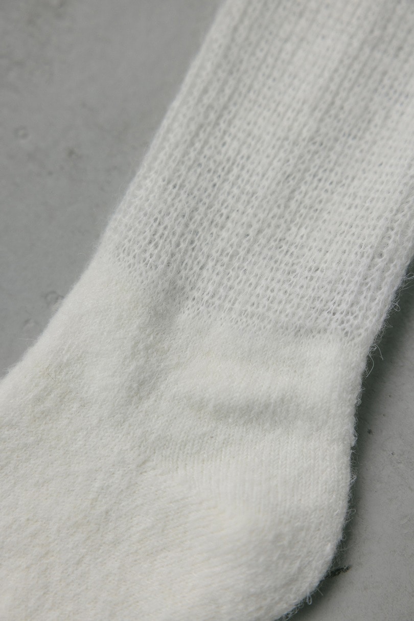 ソフトリブハイソックス 詳細画像 WHT 7