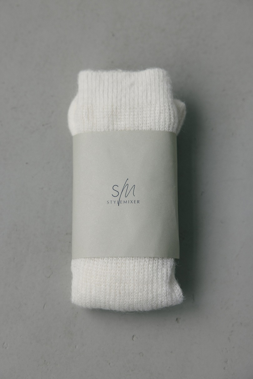 ソフトリブハイソックス 詳細画像 WHT 8