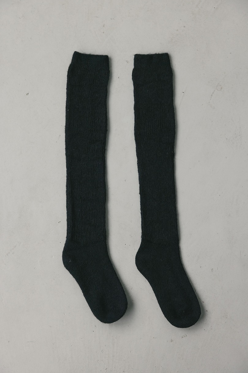 ソフトリブハイソックス 詳細画像 BLK 2