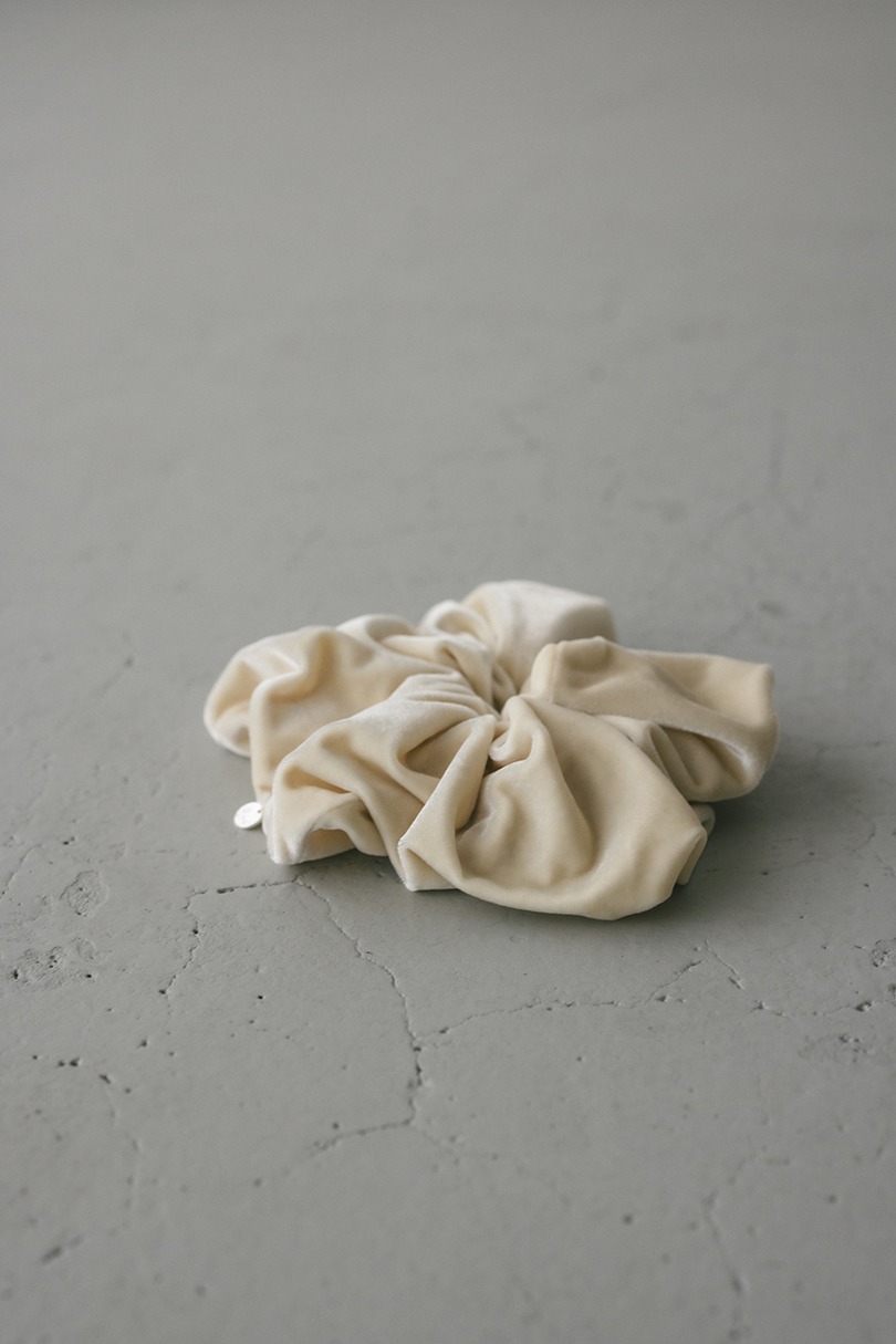 ベロアボリュームシュシュ 詳細画像 IVOY 3