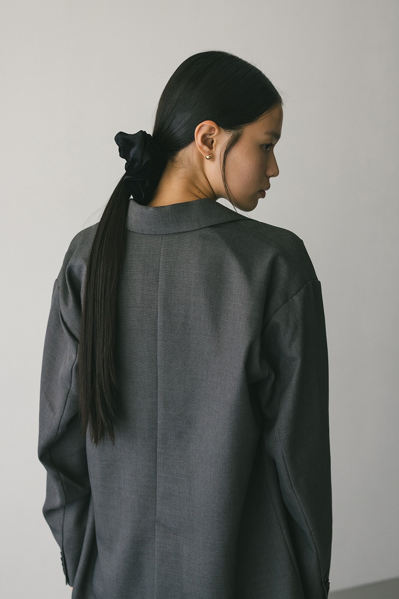 ベロアボリュームシュシュ 詳細画像 BLK 2