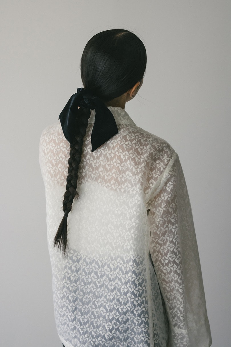 ベロアリボンシュシュ 詳細画像 BLK 3