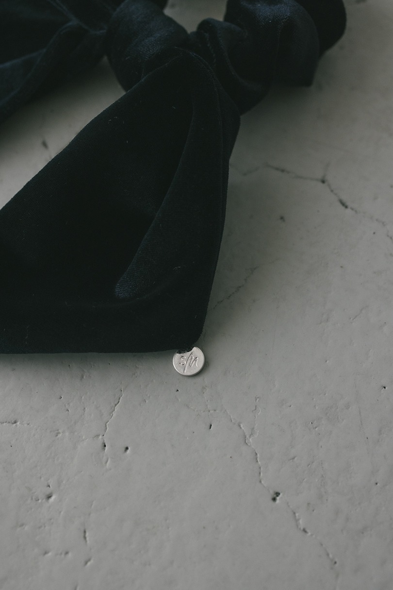 ベロアリボンシュシュ 詳細画像 BLK 5