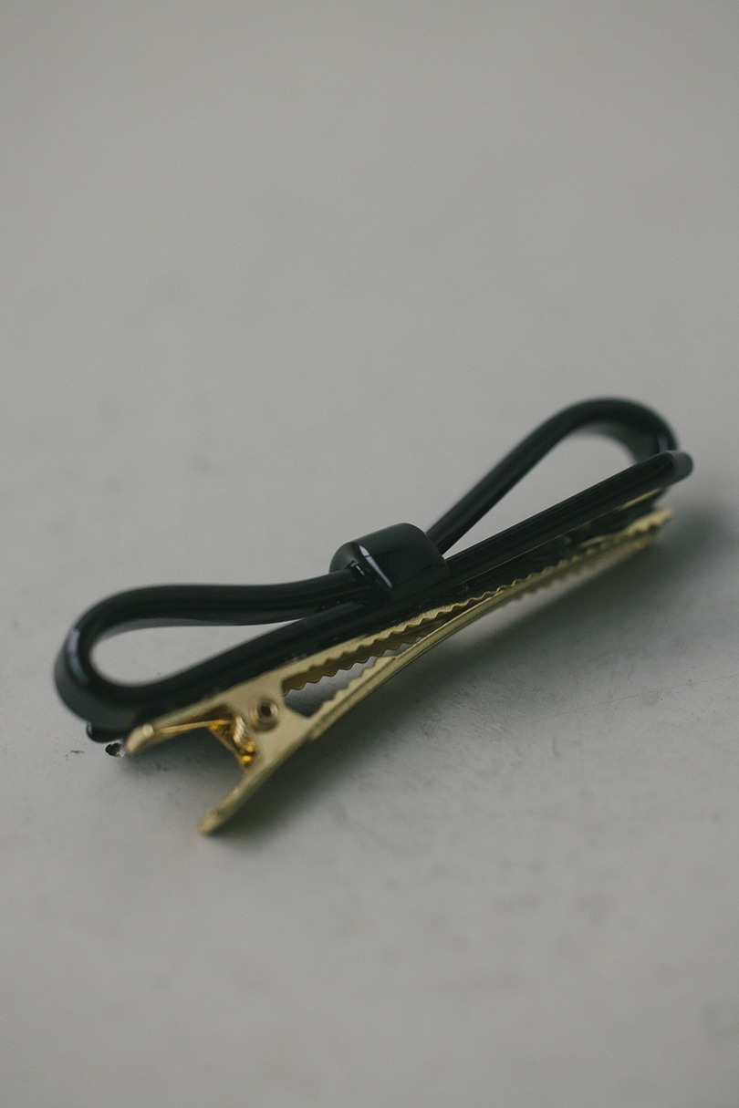 リボンミニヘアクリップ 詳細画像 BLK 6