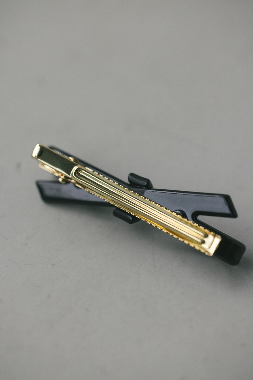 リボンミニヘアクリップ 詳細画像 BLK 7