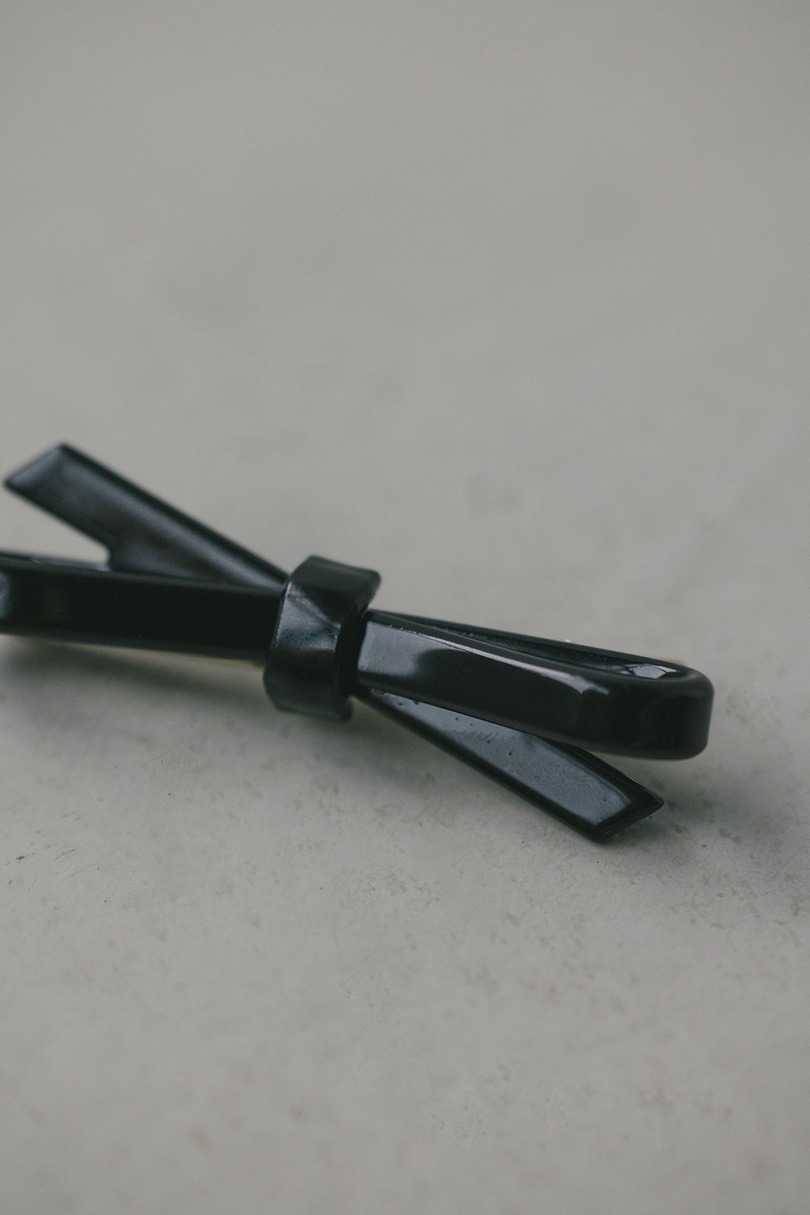 リボンミニヘアクリップ 詳細画像 BLK 8