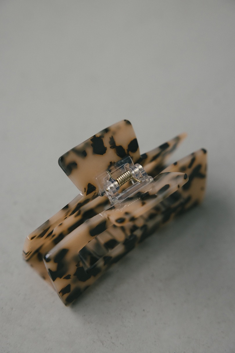 マーブルスクエアヘアクリップ 詳細画像 BEG 10