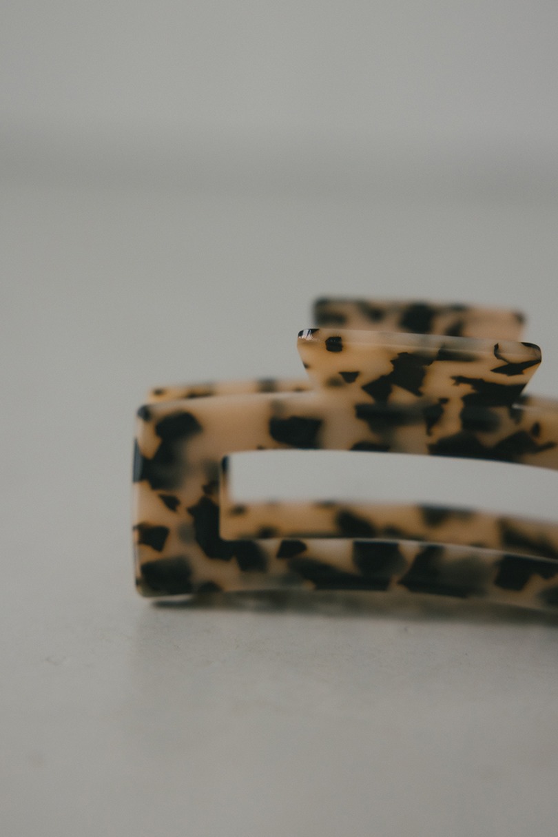 マーブルスクエアヘアクリップ 詳細画像 BEG 6