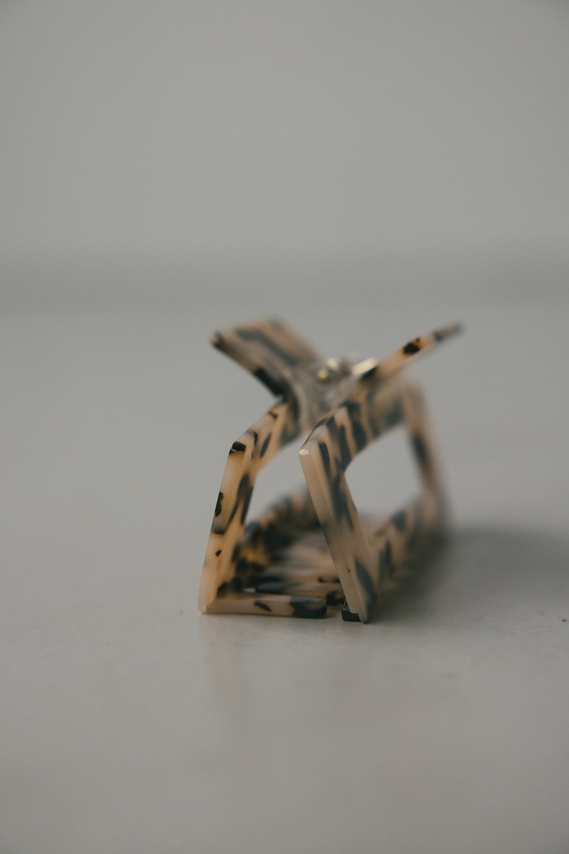 マーブルスクエアヘアクリップ 詳細画像 BEG 8