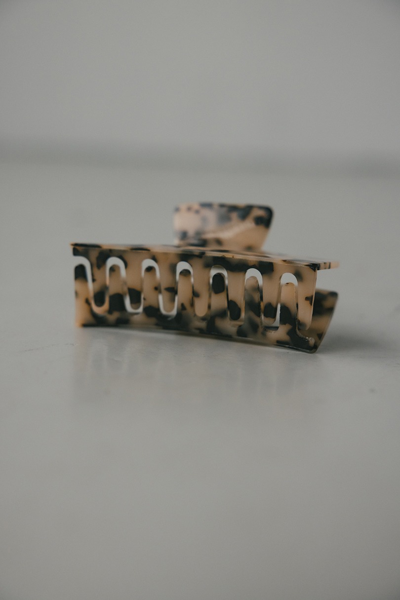 マーブルスクエアヘアクリップ 詳細画像 BEG 9