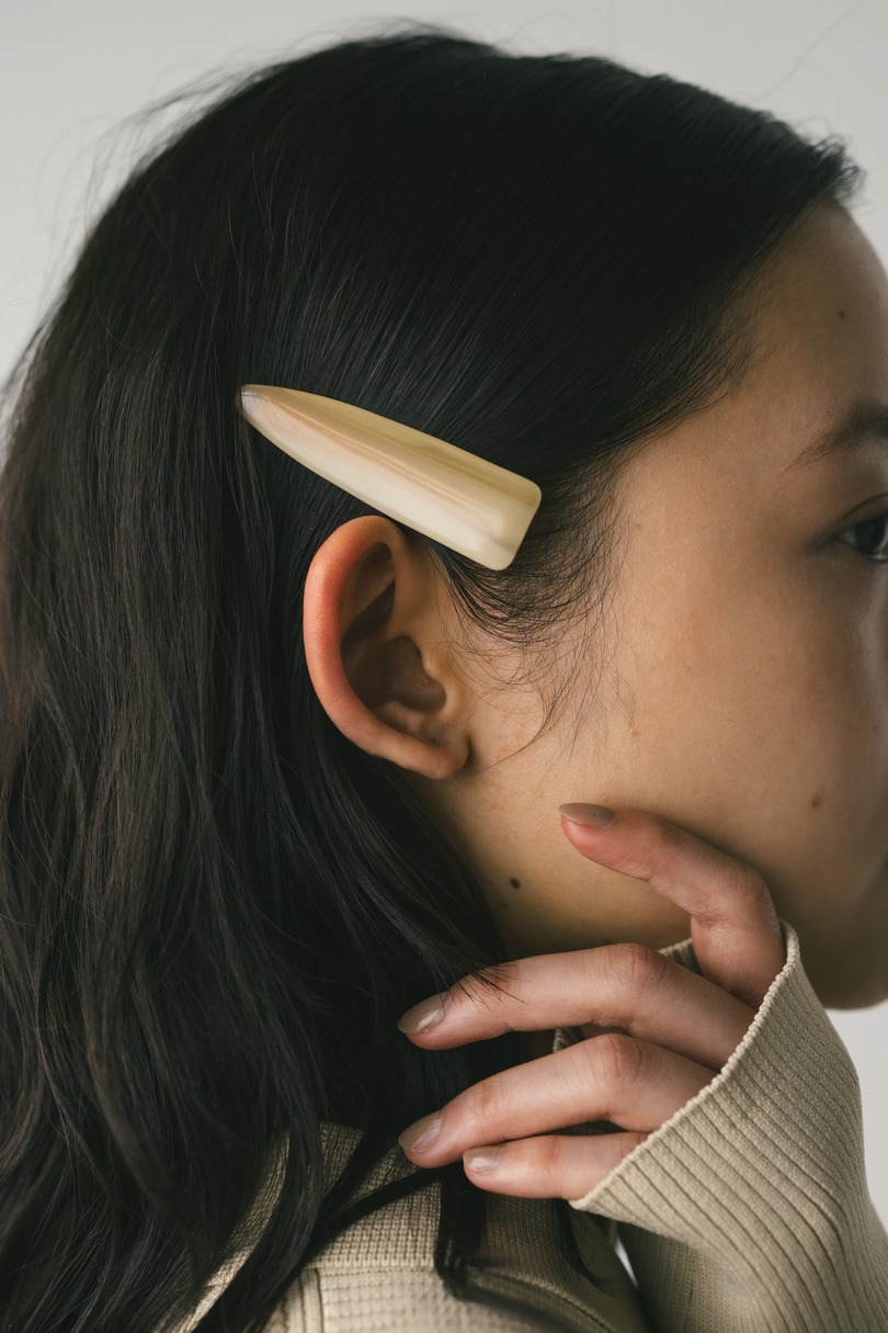 ニュアンスマーブルミニヘアクリップ 詳細画像 BEG 2