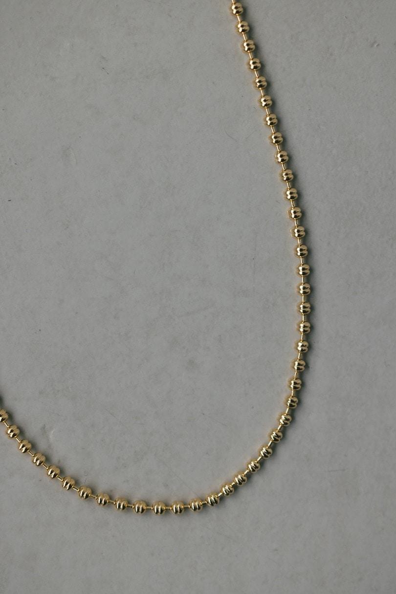 オーバルチェーンネックレス 詳細画像 GLD 5