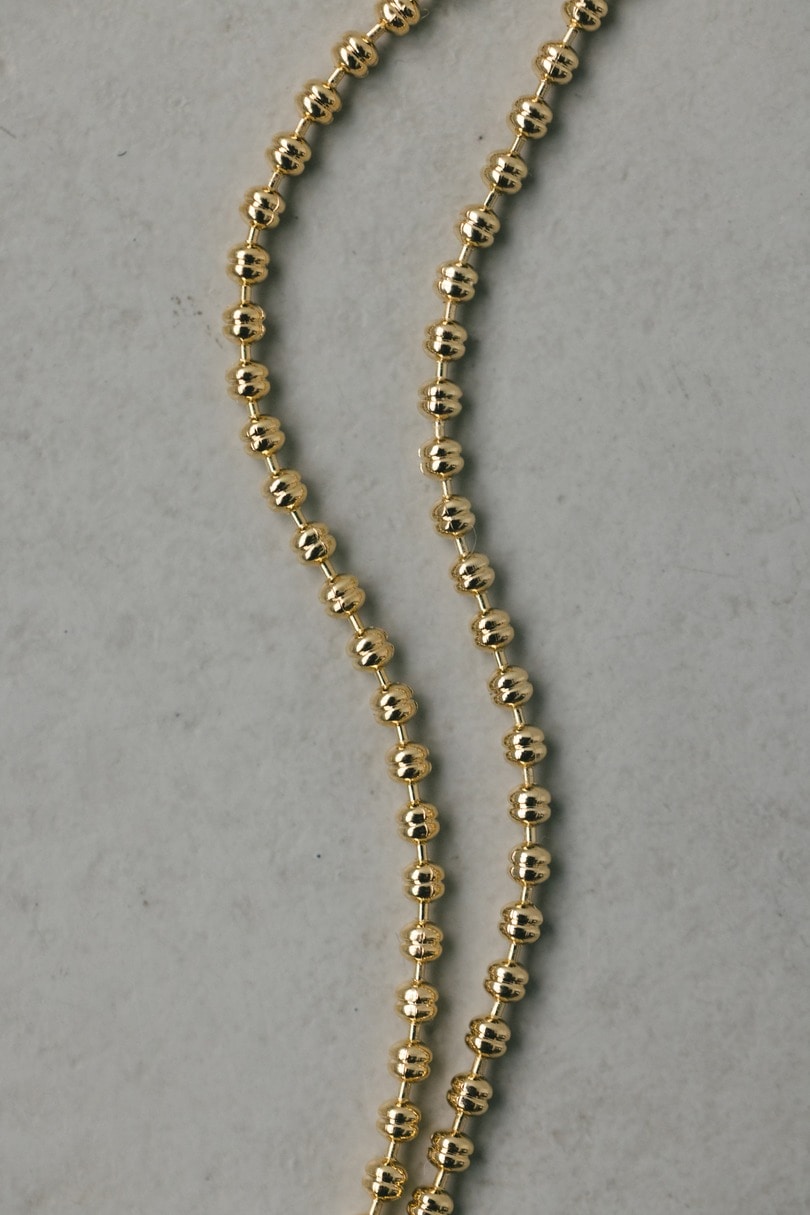 オーバルチェーンネックレス 詳細画像 GLD 7