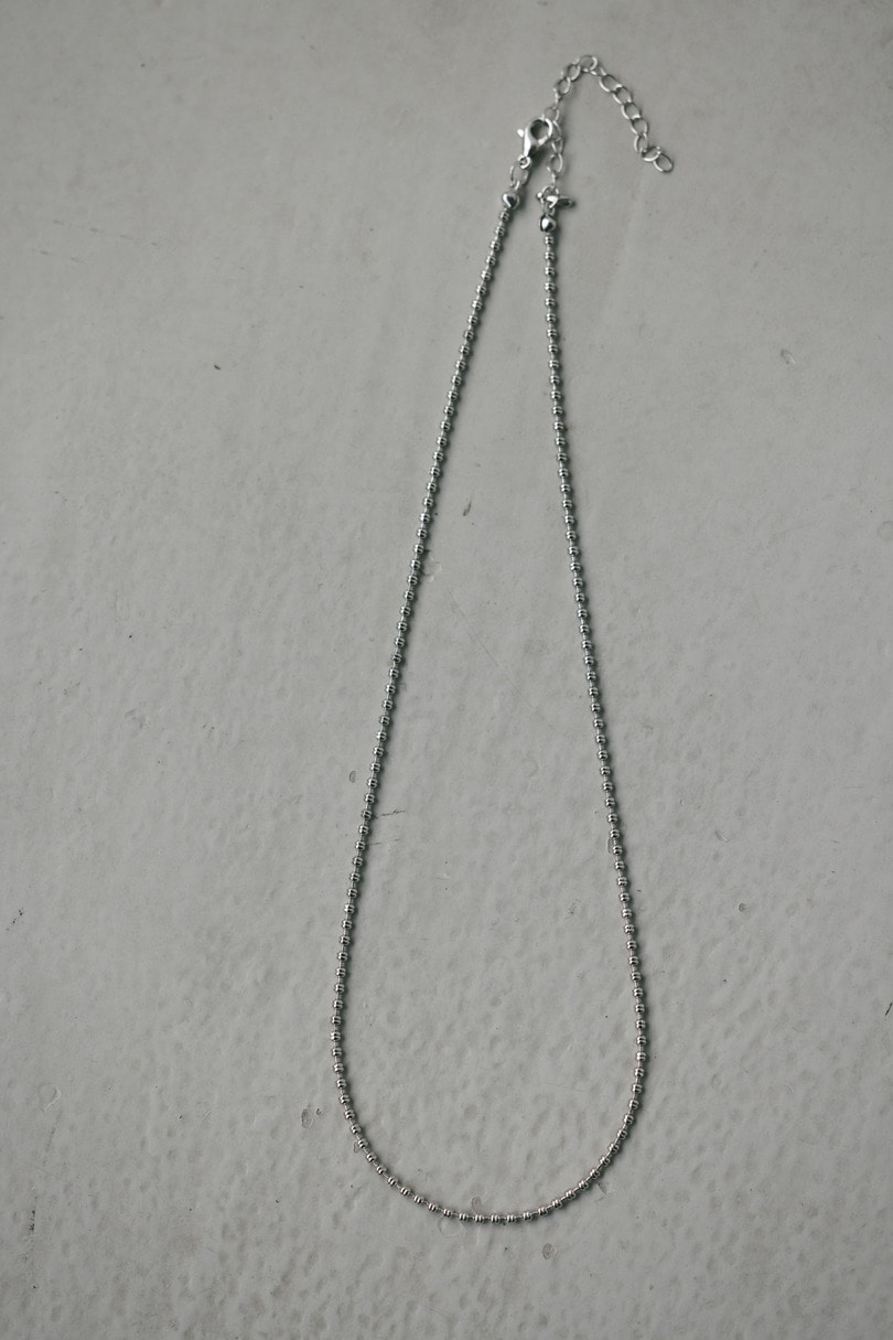 オーバルチェーンネックレス