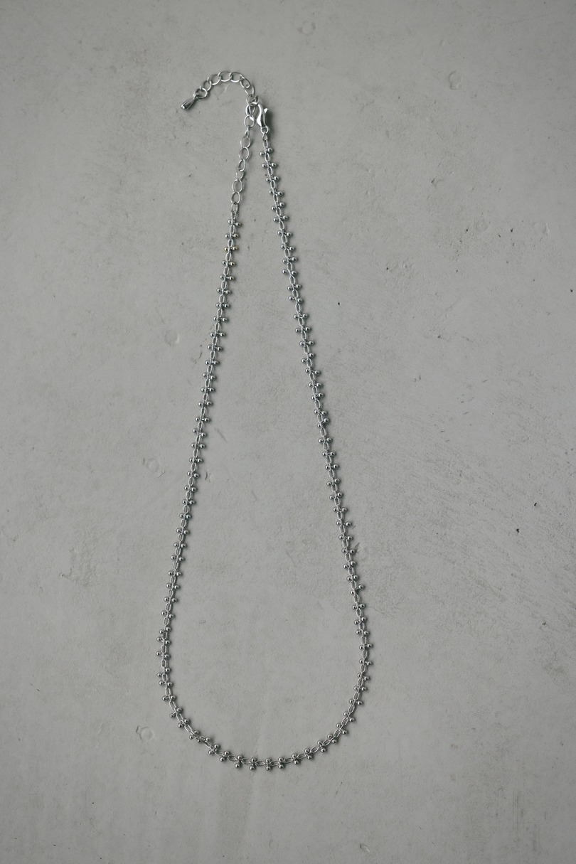 ビーズチェーンネックレス 詳細画像 SLV 4
