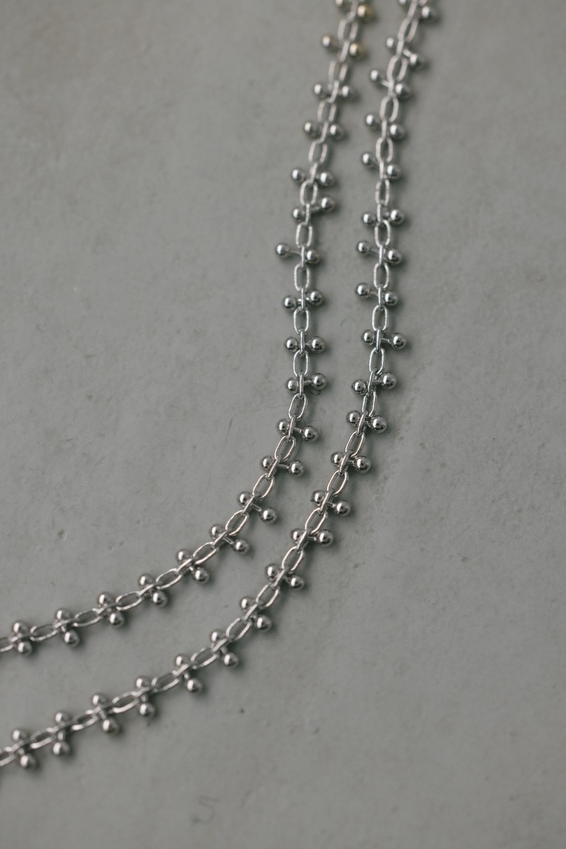 ビーズチェーンネックレス 詳細画像 SLV 6