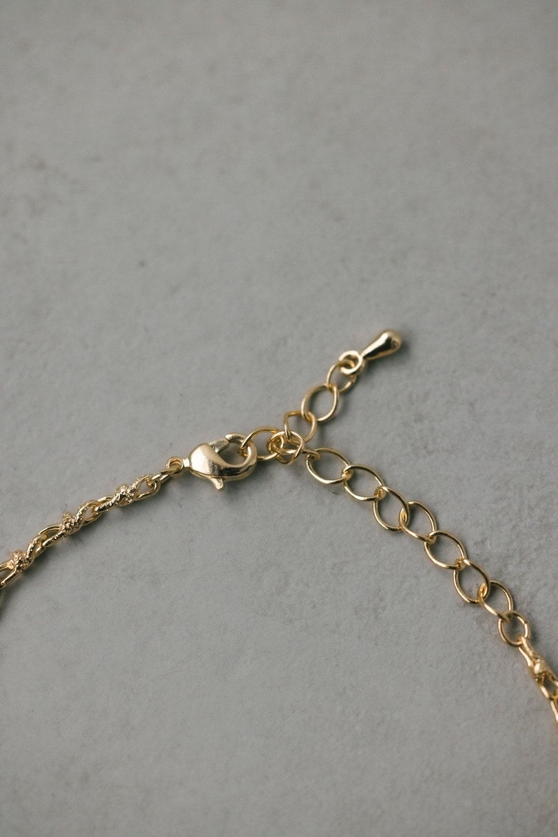クロスチェーンブレスレット 詳細画像 GLD 5