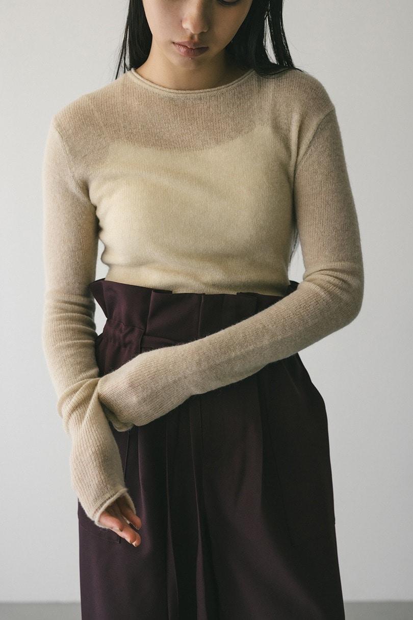 ロングスリーブソフトニット