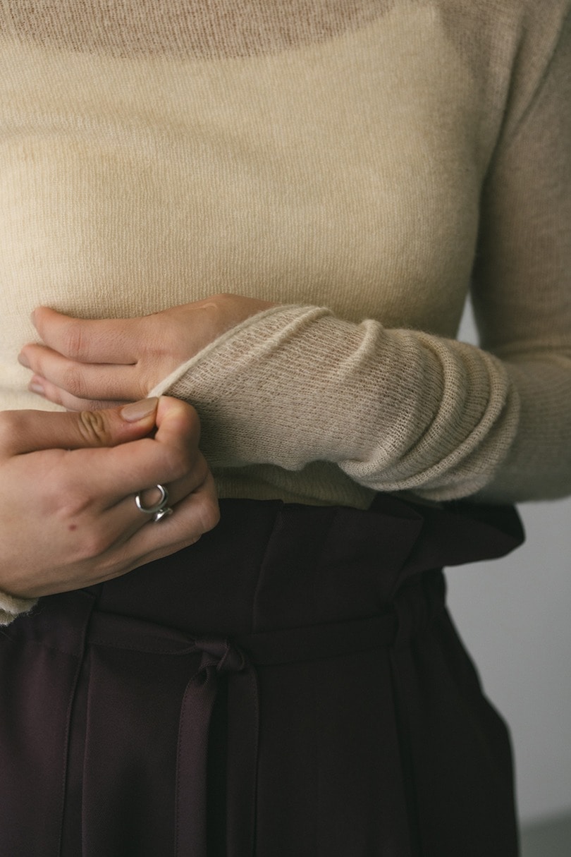 ロングスリーブソフトニット 詳細画像 IVOY 6